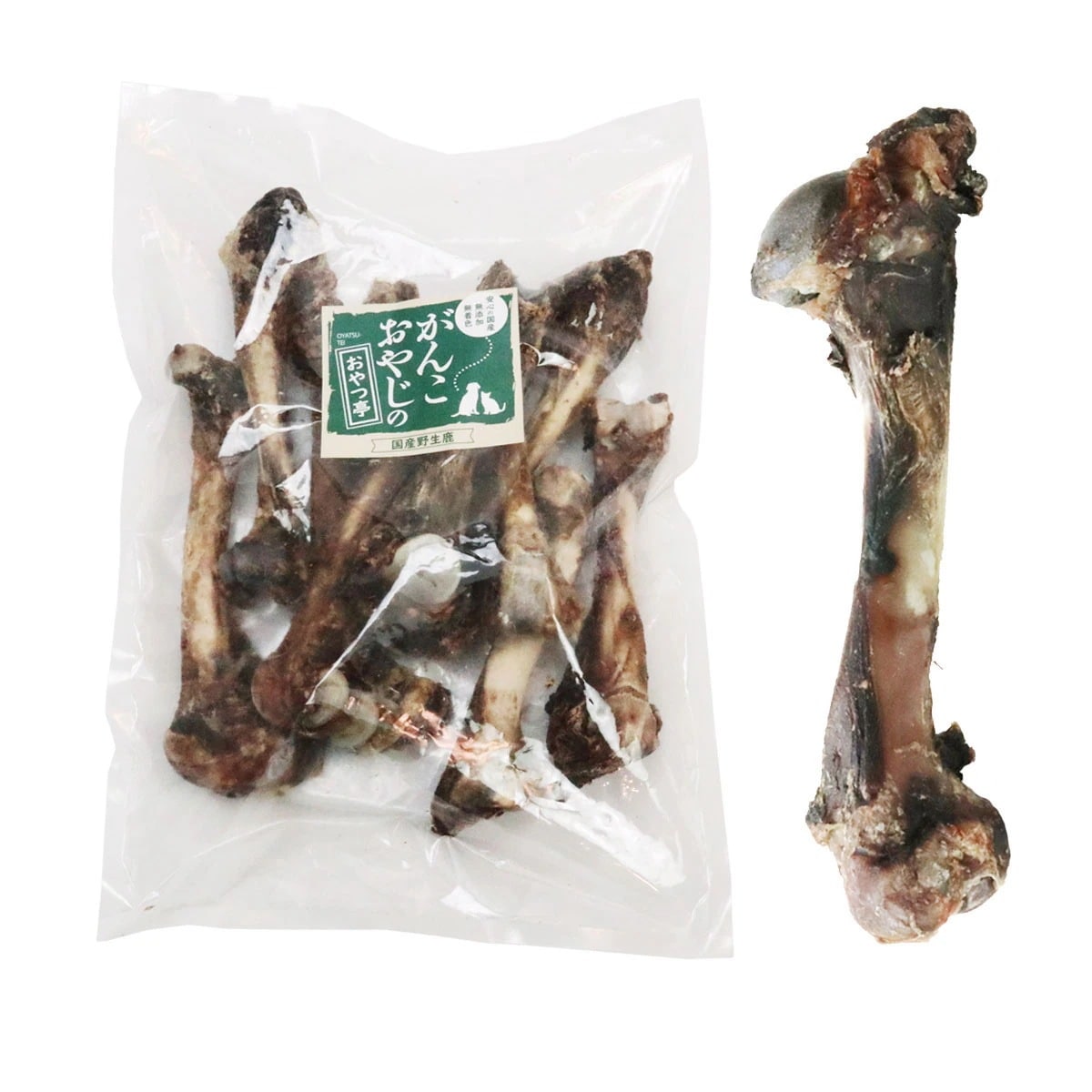 国産野生鹿レッグボーン M(げんこつあり10本) シカ 骨 犬 歯石 おやつ