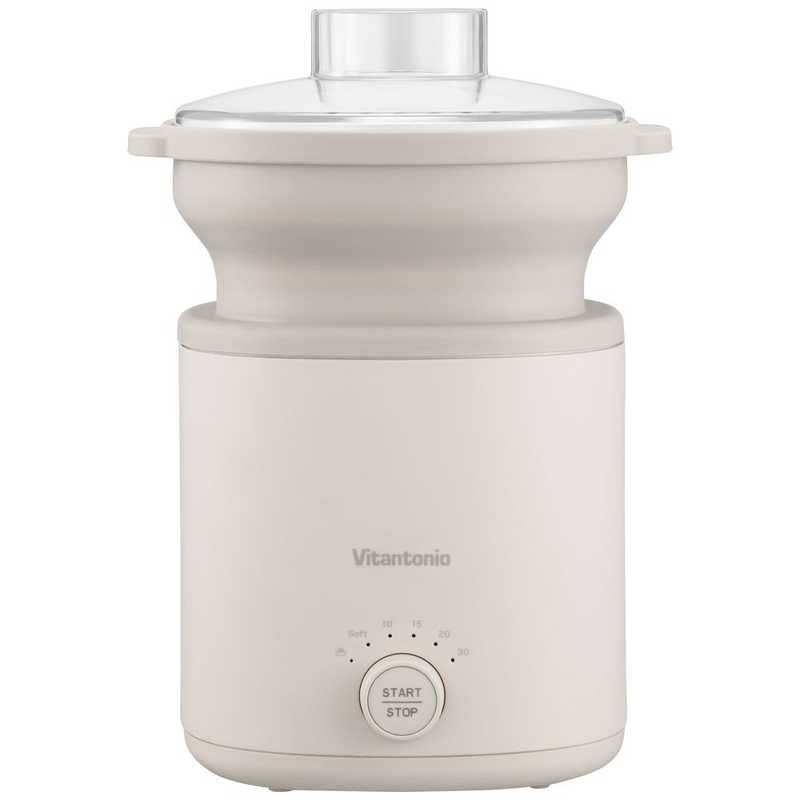 ビタントニオ　フードスチーマー ホワイト　VFS-10-I