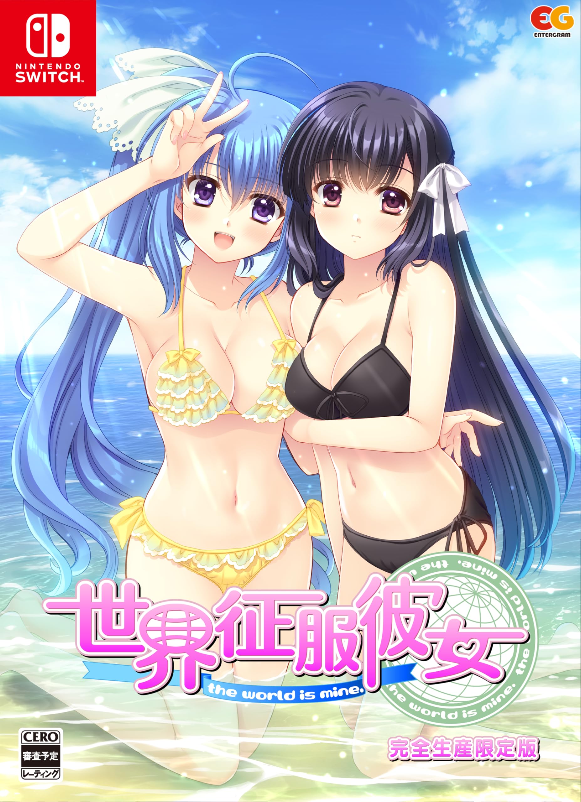 世界征服彼女 完全生産版 -Switch 特典B6アクリルパネルB2タペストリーアクリルキーホルダー2種 同梱