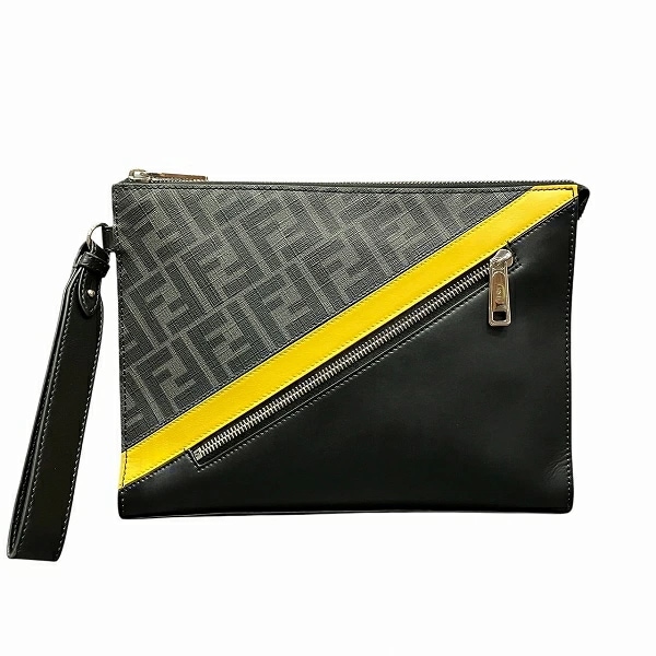 フェンディ FENDI ズッカ ダイアゴナル 7VA491 バッグ クラッチバッグ 【中古】