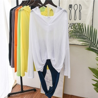 シャツ プルオーバー カットソー 長袖 スキッパー フーディー 薄手 かわいい 大人可愛い スポーティー シンプル カジュアル メンズライク 春 秋 デート お出かけ アウトドア 韓国