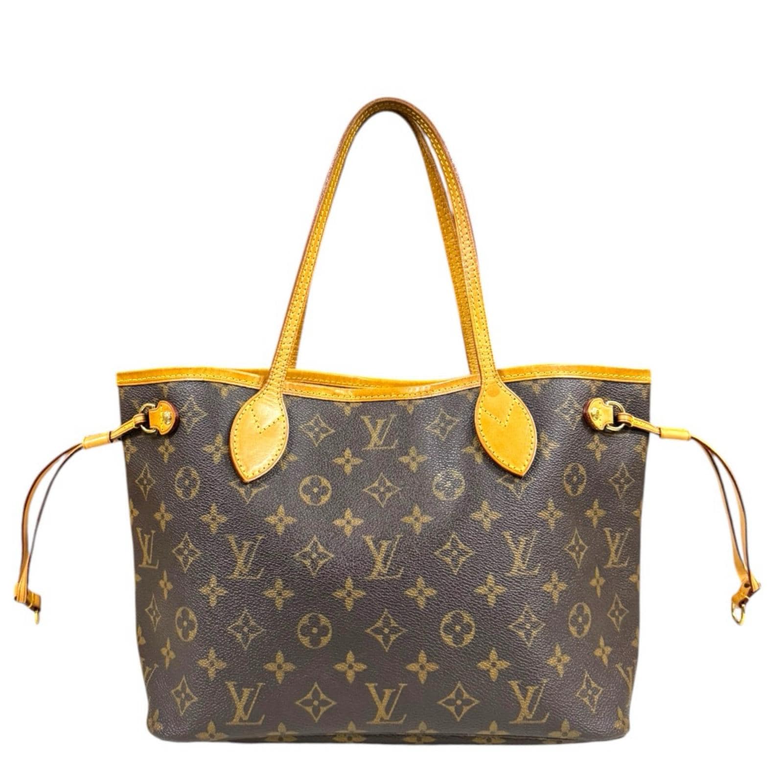 ルイヴィトン ネヴァーフルPM モノグラム トートバッグ モノグラムキャンバス M40155 ブラウン LOUIS VUITTON 中古