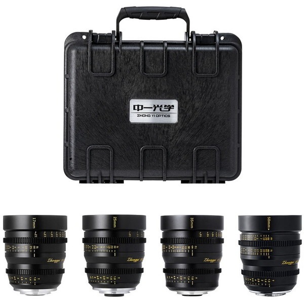 中一光学 SPEEDMASTER T1.0/MFT4 交換レンズ マイクロフォーサーズ用 4本セット (17mm + 25mm + 35mm + 50mm T1.0) 121,340円