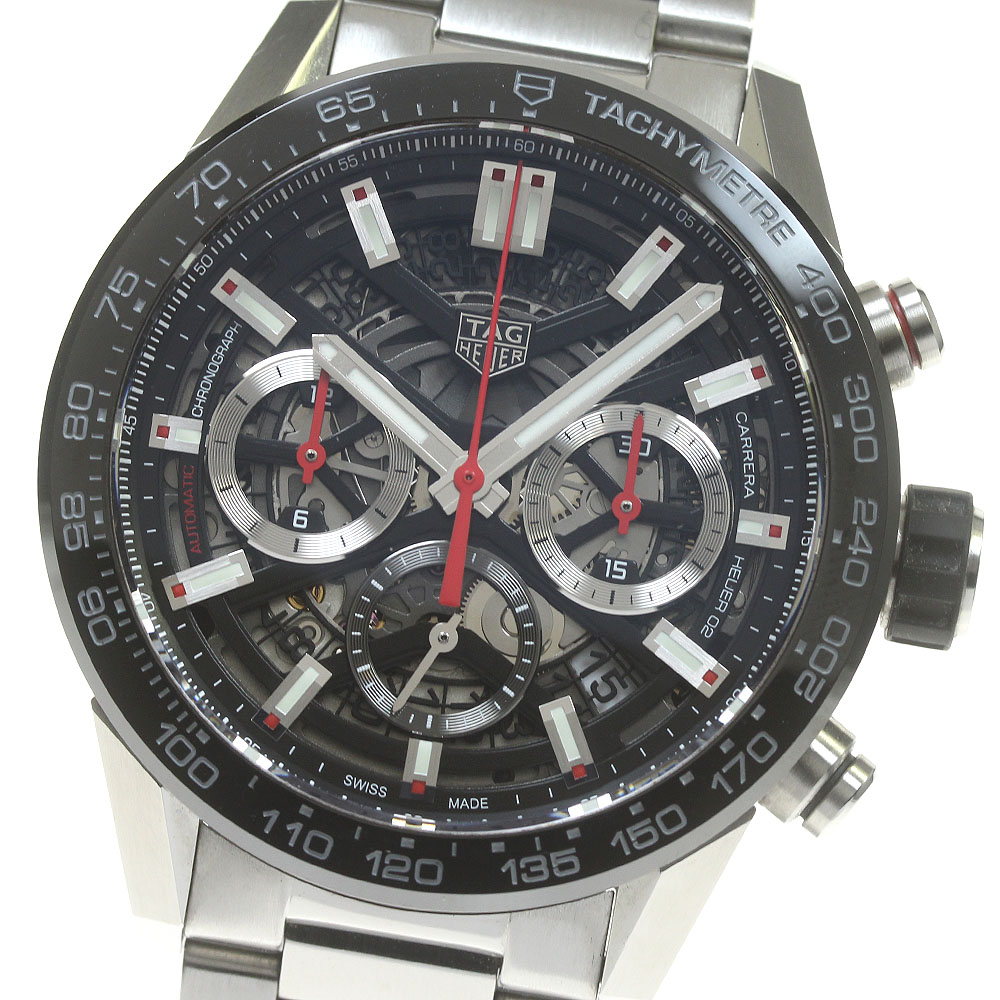 タグホイヤー TAG HEUER CBG2010 カレラ クロノグラフ 自動巻き メンズ 良品 箱・保証書付き_846536【中古】