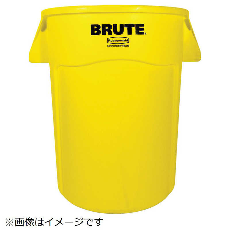 ニューウェルラバーメイド社　ラバーメイド ラウンドブルートコンテナ イエロー　261004