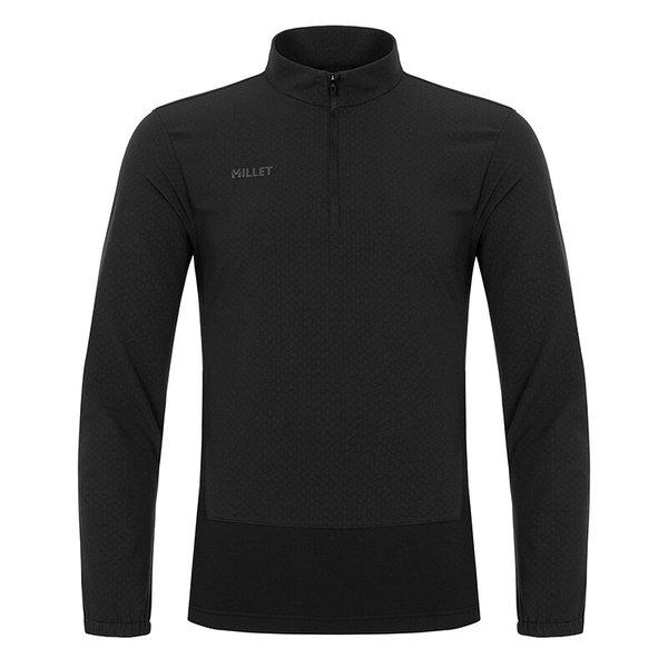 アウトドア男性秋登山ジップアップTシャツMXUFT01416_IC