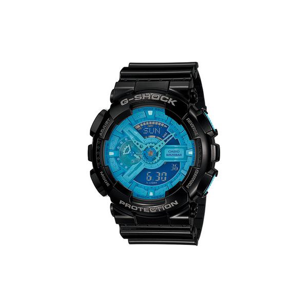 カシオ G-SHOCK Gショック Hyper Colors GA-110B-1A2JF ブラック×ブルー