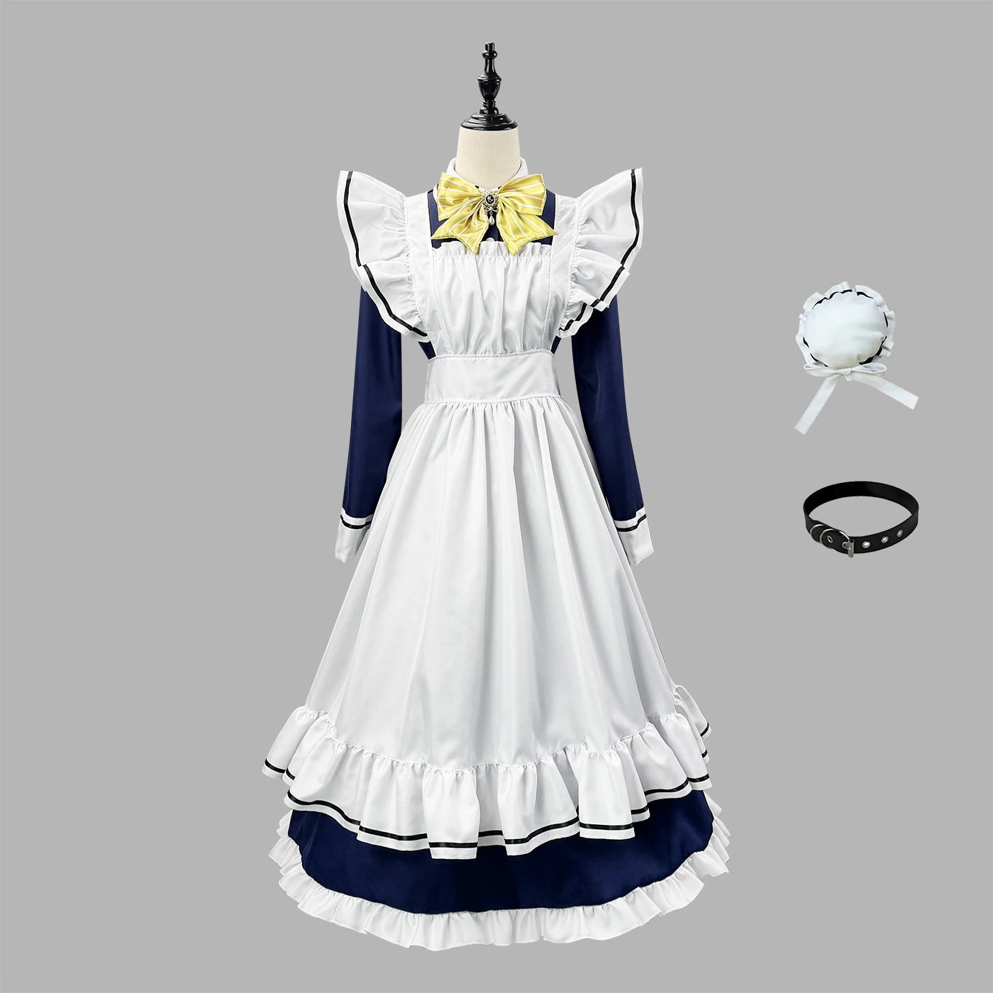 【速達!】メイド服 古風 ロリータワンピース OP けいおん！ コスプレ衣装