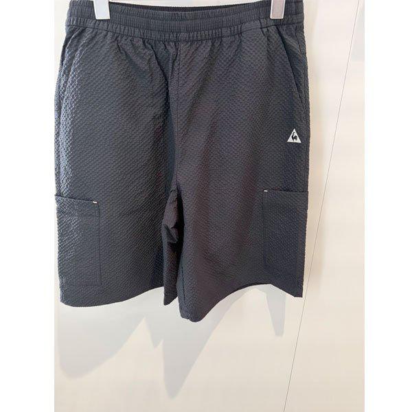 ユニ シアサッカー バミューダ ショートパンツ QR223LHP63 BLK
