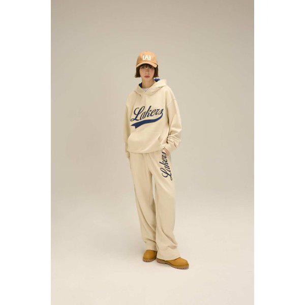 LALチームレタリングレイヤードフードTシャツ(N244TH121P)82_DG