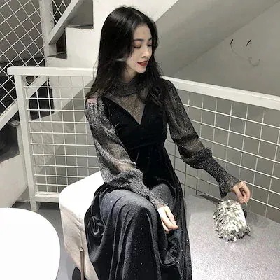 パーティードレス ミモレ丈 長今週の割引は 25% オフです袖 結婚式 ワンピース 大きいサイズ ゲストドレス 二次会 謝恩会qoo10
