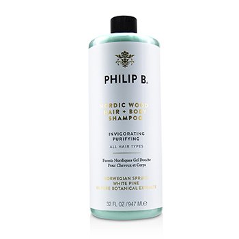 Philip B ノルディックウッド ヘア + ボディ シャンプー (インビゴレイティング ピュリファイング - オール ヘア タイプ)