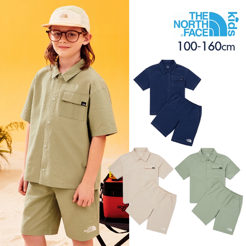 キッズ リトル ハイカー セット NT7UQ13 キッズ Tシャツ 半袖 女の子 男の子 キッズ ファッション 子供服