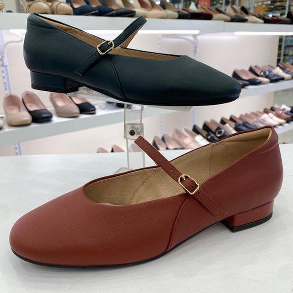 女性メリージェーンフラットシューズ PFEFQH78778OGROR HSIT1A GN