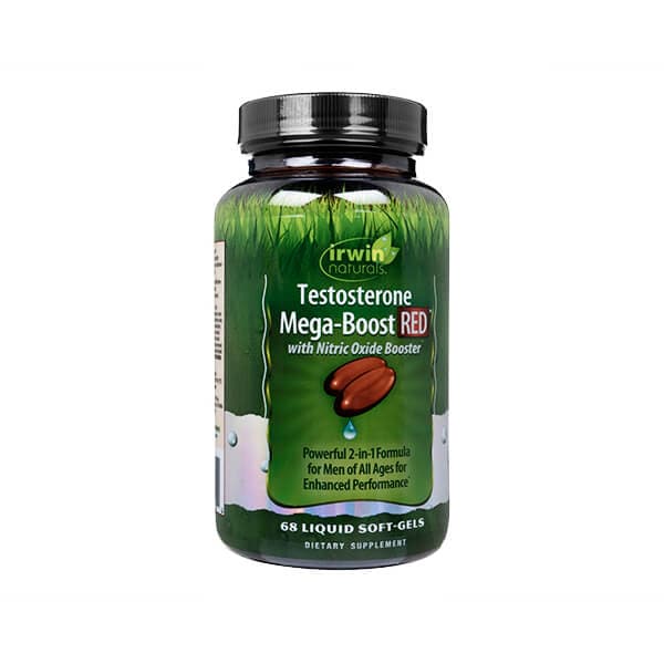 IrwinNaturals テストステロンメガブーストレッド 68錠 1本 アーウィンナチュラルズ Testosterone Mega-Boost RED 海外発送 日時指定不可 国際郵便発送