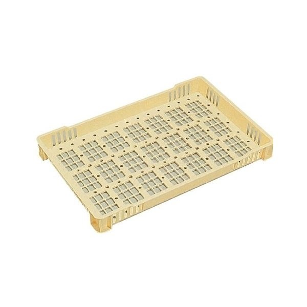 [10個セット] トレー/めんコンテナー/食品用コンテナー [13L アイボリー] MK-16