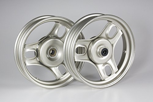 色：シャパンゴールド バイクパーツセンター ホイール前後セット フロントベアリング付 ホンダ トゥデ