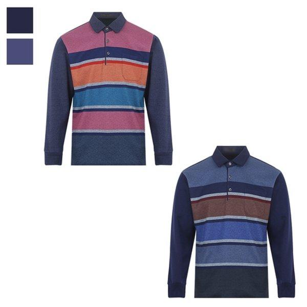 メンズ国産高級起毛配色長袖カラーTシャツ BGM-TSK-851