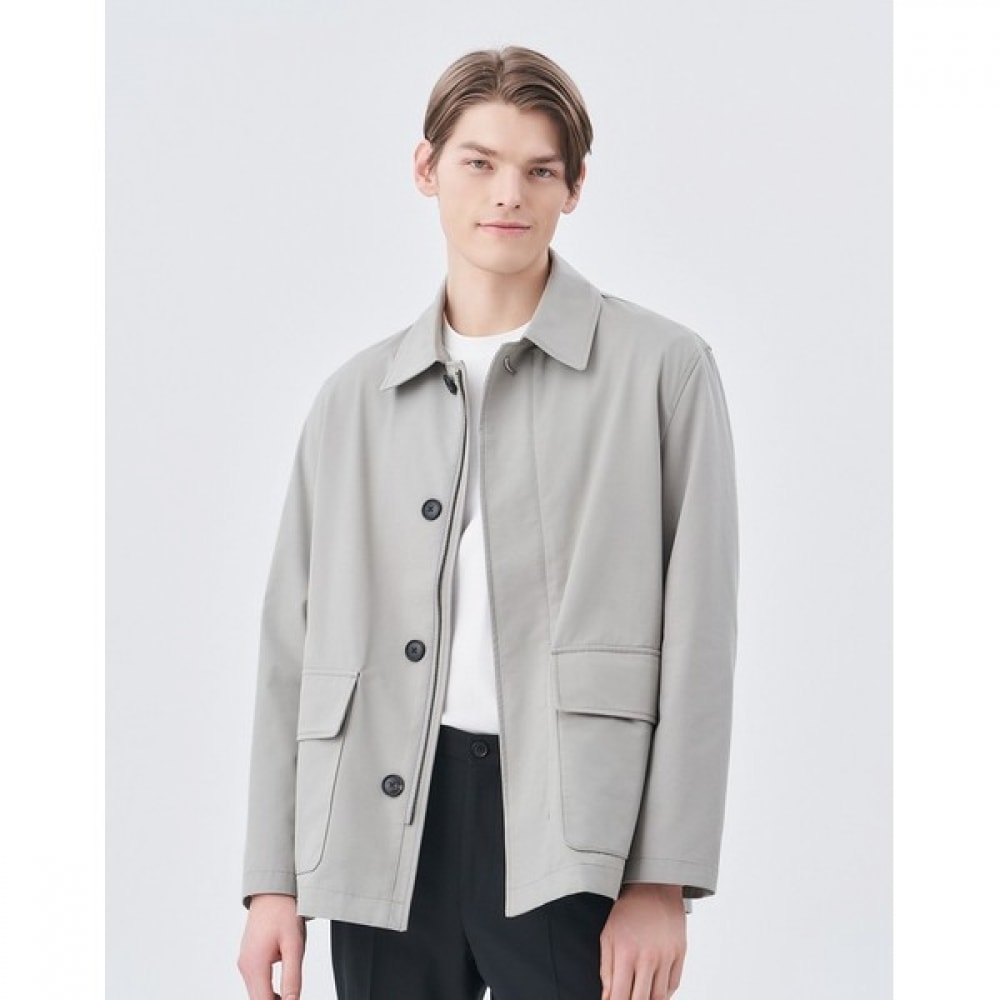 (ヘッジズ) 24SS グレーシングルレイヤーカーコート HZCO4B203G2