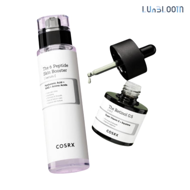 レチノール0.5 ブースターセット (ザ レチノール 0.5 オイル 20ml +ザ6ペプチドスキンブースターセラム150ml) 5,441円