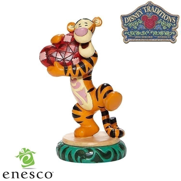 enesco(エネスコ) Disney Traditions ティガー ホールディングハート ディズニー フィギュア コレクション 人気 ブランド ギフト クリスマス 贈り物 プレゼントに最適
