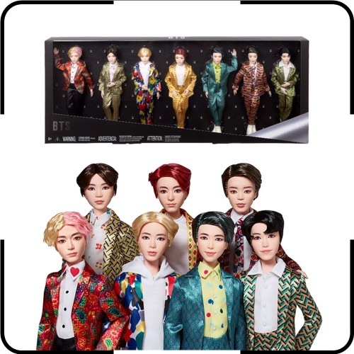MATTEL BTS公式 ファッションドール 7パック 全メンバー
