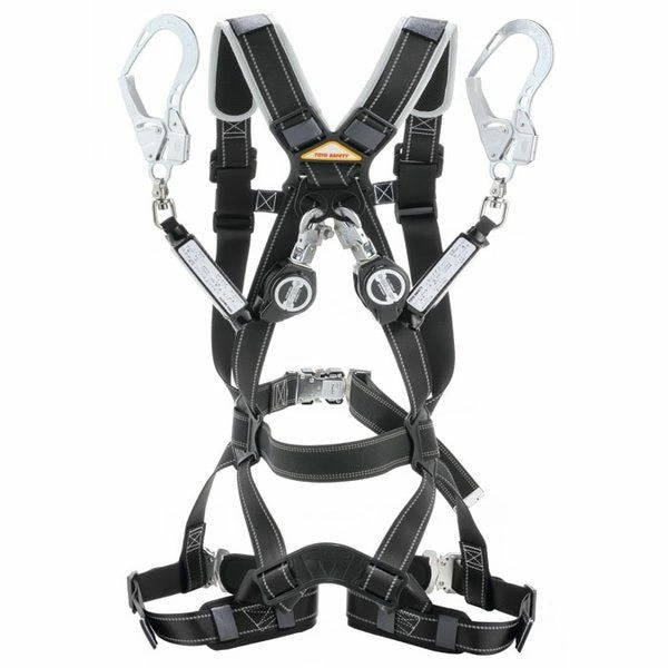 トーヨーセフティ（TOYO SAFETY） FGH144W フルハーネス型巻取式 ロック装置付き ダブルランヤード