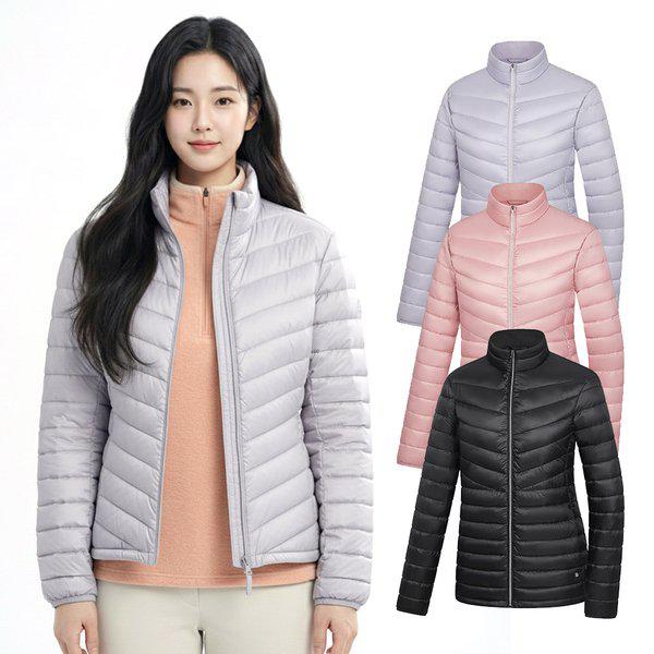 女性冬ウェルロン光沢軽量登山パディングジャケットKSC678TJ5W