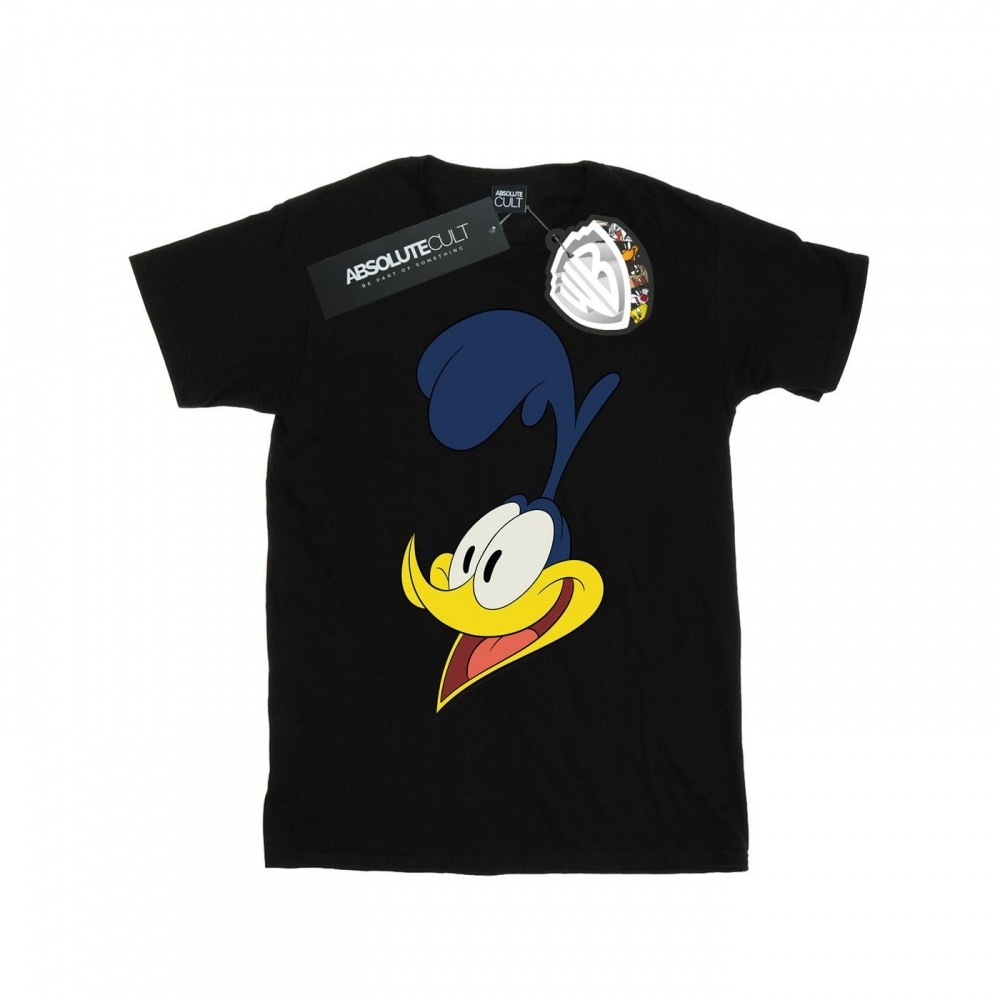 (英国より直送) ルーニーテューンズメンズロードランナーフェイス Tシャツ