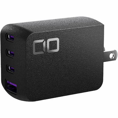 他サイト： CIO　NovaPort QUAD II 67W3C1A ［4ポート /USB Power Delivery対応 /GaN(窒化ガリウム) 採用］　CIO-G67W3C1A-N2-BKの商品画像