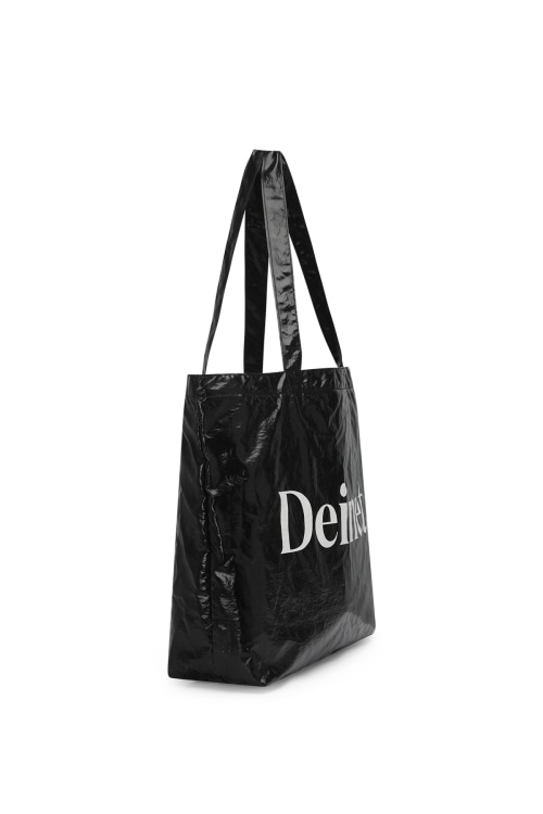 【DEINET】 ESSENTIAL LOGO SHOULDER BIG BAG IN BLACK ショルダーバッグ 正規品