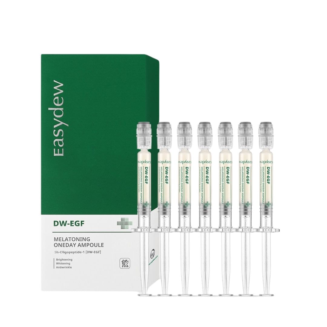 メラトーニングワンデイアンプル1mL×7本 DW-EGF配合 韓国コスメ 保湿 トーンアップ ハリケア 正規品