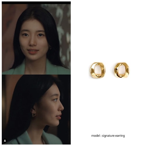 theRoves signature earring Suzy Song Hye-kyo Kim Ha-neul Lee Mi-joo Hahm Eun-jung