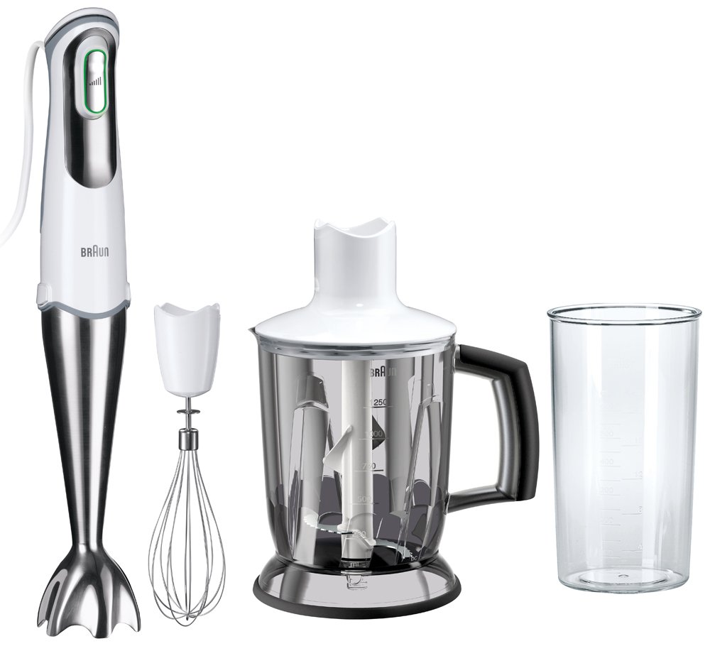 ブラウン ハウスホールド マルチクイック7 ハンドブレンダー1台5役 つぶす・混ぜる・泡立てる・きざむ・砕く 離乳食対応 ホワイト MQ745 17,154円