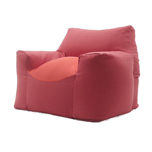 CELLUTANE A864a-563RED レッド 1人掛けビーズソファ スゴビーズ メーカー直送