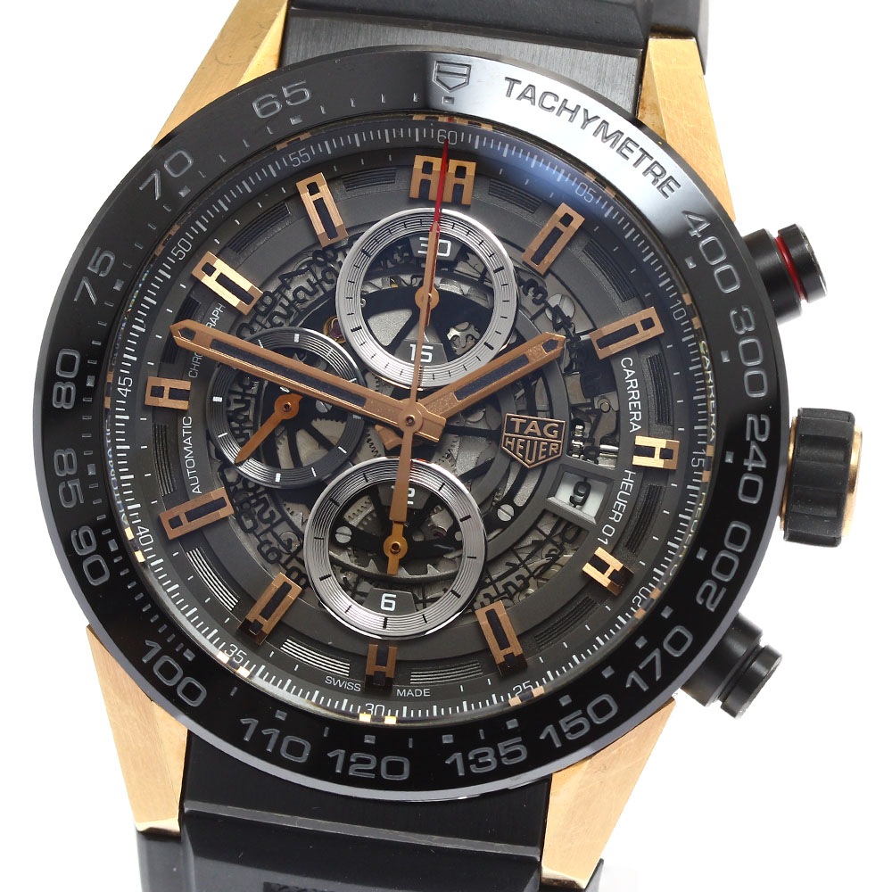 タグホイヤー TAG HEUER CAR2A5C カレラ キャリバーホイヤー01 クロノグラフ 自動巻き メンズ _904460【中古】