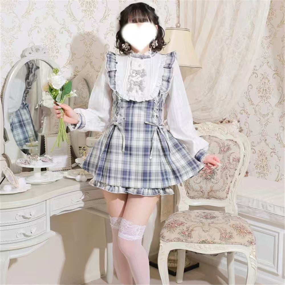 2ピースファッションセット付きランドマインレースボウのかわいいドレス