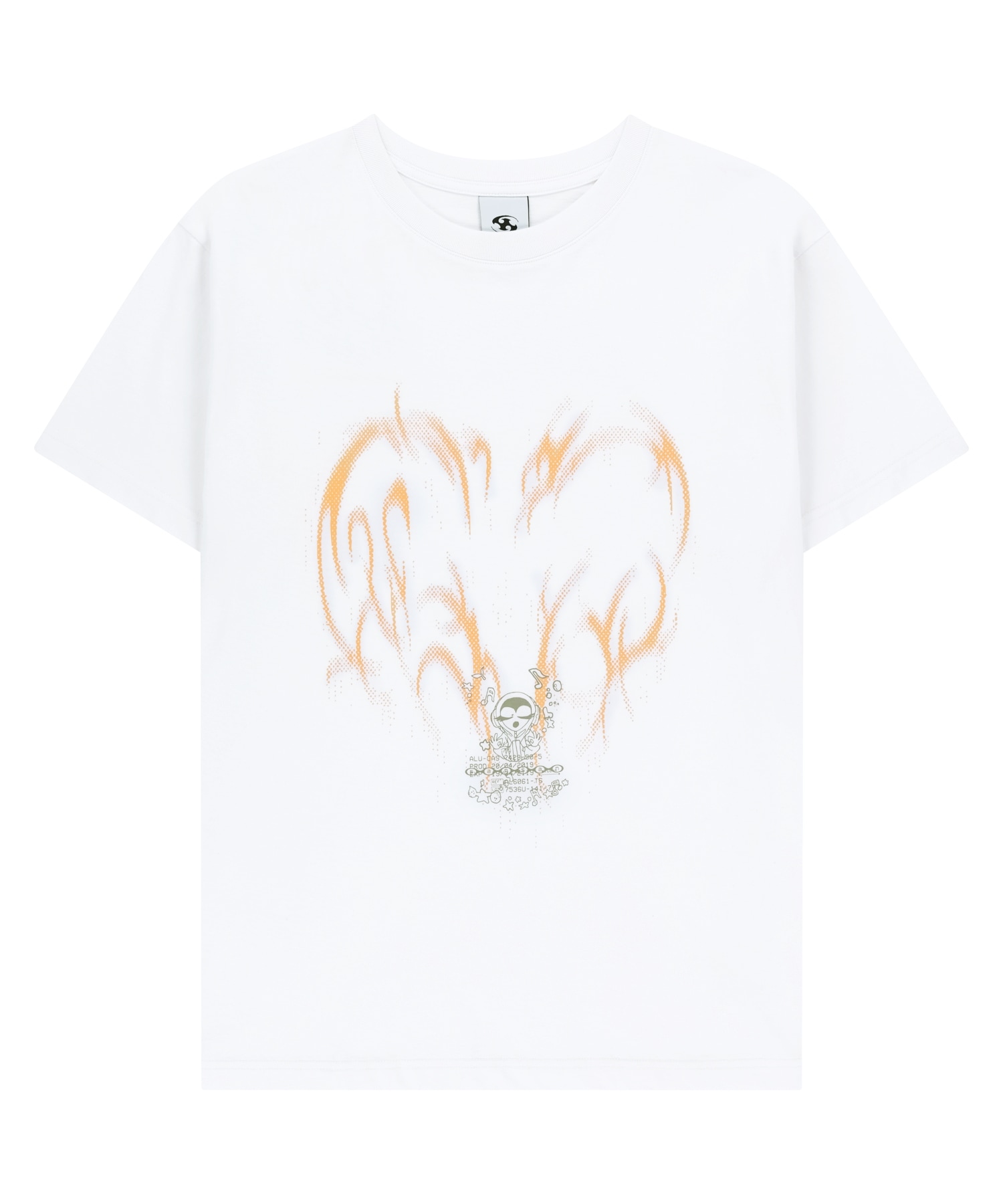 【SANSANGEAR】 25SS PULSE OF REBIRTH T-SHIRT : WHITE