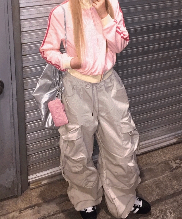 Multi-coating pocket wide cargo pants [3color]