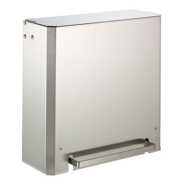 サニタリーボックス トイレ用 ゴミ箱 ペダル式 ステンレス製 スリムタイプ 小判・中判紙タオル対応 サニタリーフェース