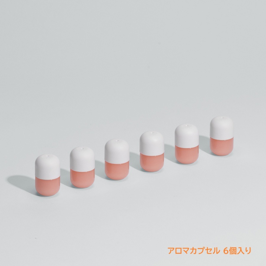 アロマカプセル 6個入り - フローラルセラピー 2個ずつ(混合構成 - ゼラニウム ミュゲ/ チェリー ブロッサム/ パチュリー ローズ)