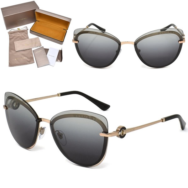 サングラス 0BV6182B 20148G 60 サングラス スマート メンズ レディース ユニセックス ピンクゴールド グレーグラデーション