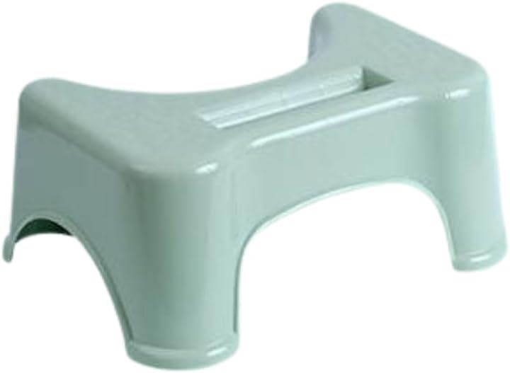 トイレ スマホ タブレット お通じ対策 サポート 足置き台 踏み台(グリーン, ミディアム)