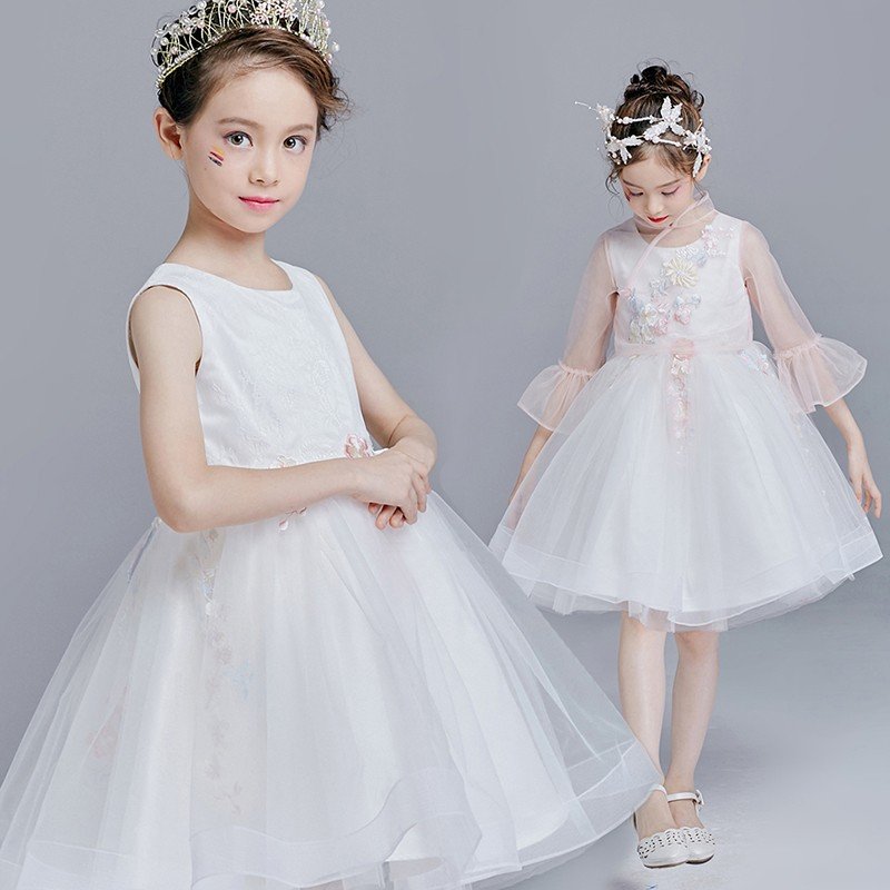 子供ドレス ミニドレス ピアノ発表会 フラワーガールドレス 女の子 キッズ フォーマル 子どもドレス