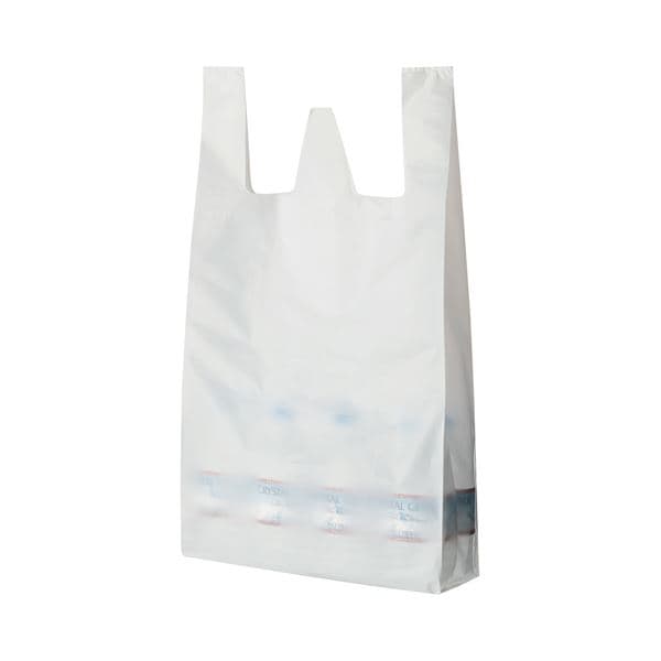 (まとめ) TANOSEE 乳白レジ袋 80号 ヨコ370×タテ800×マチ幅170mm 1パック（100枚） (×10セット)