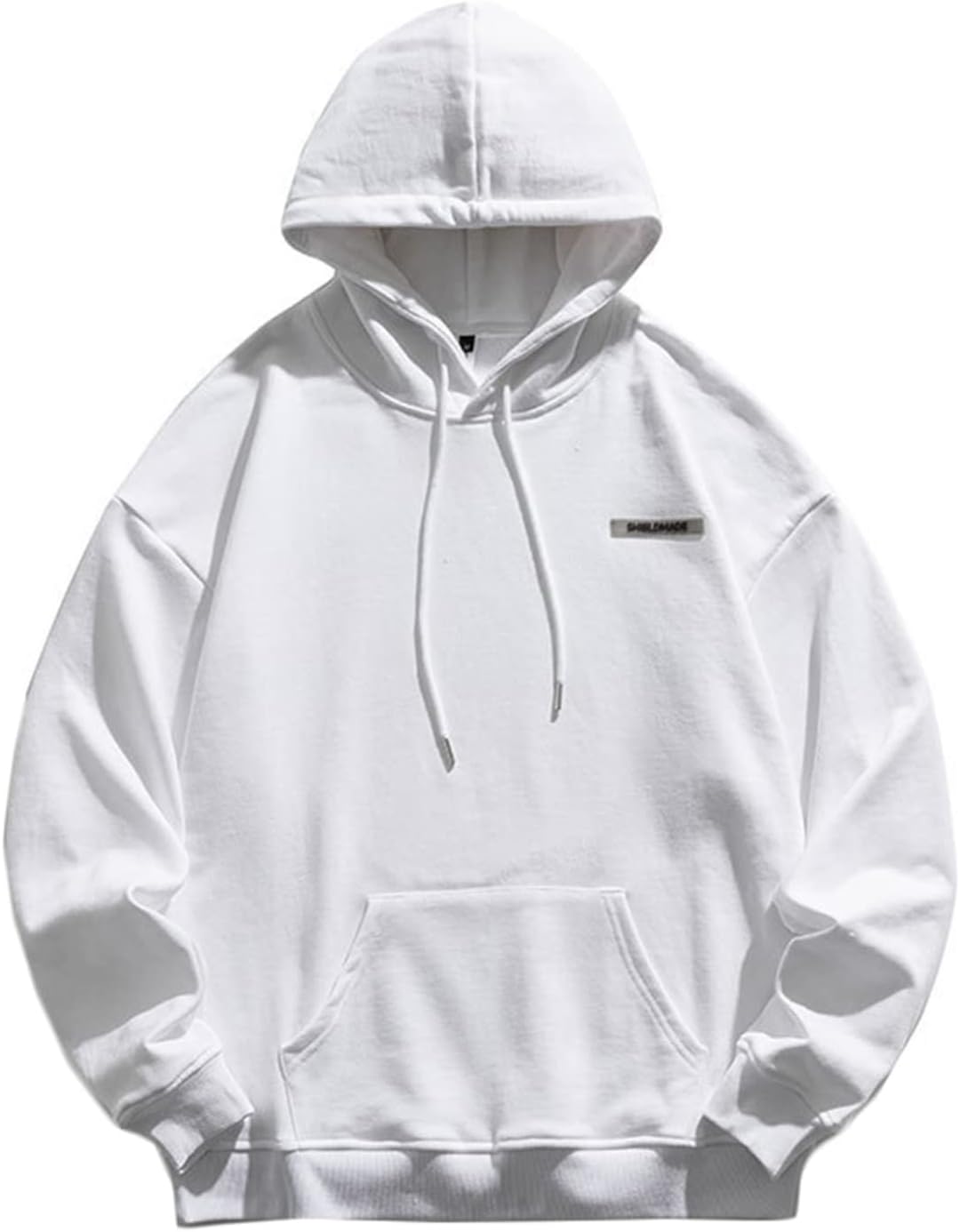 プルオーバー メンズ パーカー トレーナー ソフト 伸縮性 フード付き 春秋 保温 吸汗 丈長め カジュアル ハンサム 流行し 秋服 体型パカー シンプル プリント カッコイイ 長袖 お出か