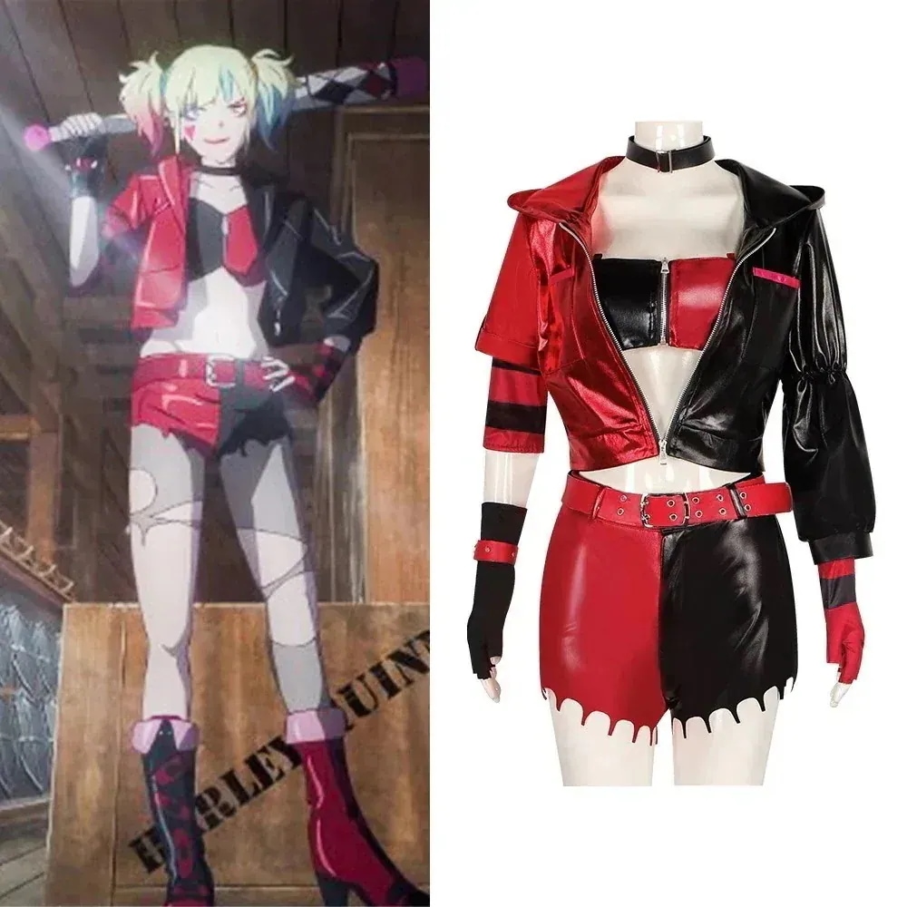 【本日限定】仮装 変装 コスプレ 仮装 変装 コスプレ クインコスプレ衣装二次元アニメ服30%までに制限 異世界自殺小隊コスプレピエロ女ハーレイ
