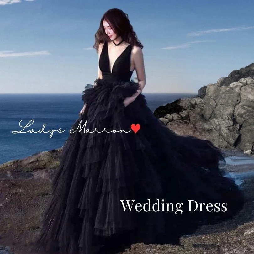 黒 ドレス 前撮り 二次会 ウェディングドレス 街撮り 黒 ドレス 前撮り