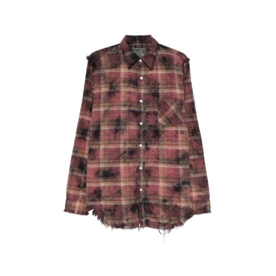 R13 Men Shirts R13WR008 R655B OPURP PURPLE NEUTRALS