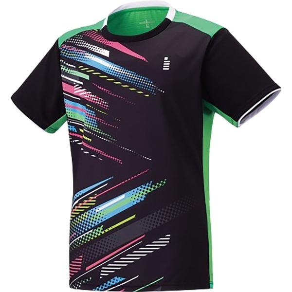 GOSEN ゴーセン レディースゲームシャツ ブラック L テニス ゲームシャツ ウィメンズ T2401-39 レディース 半袖